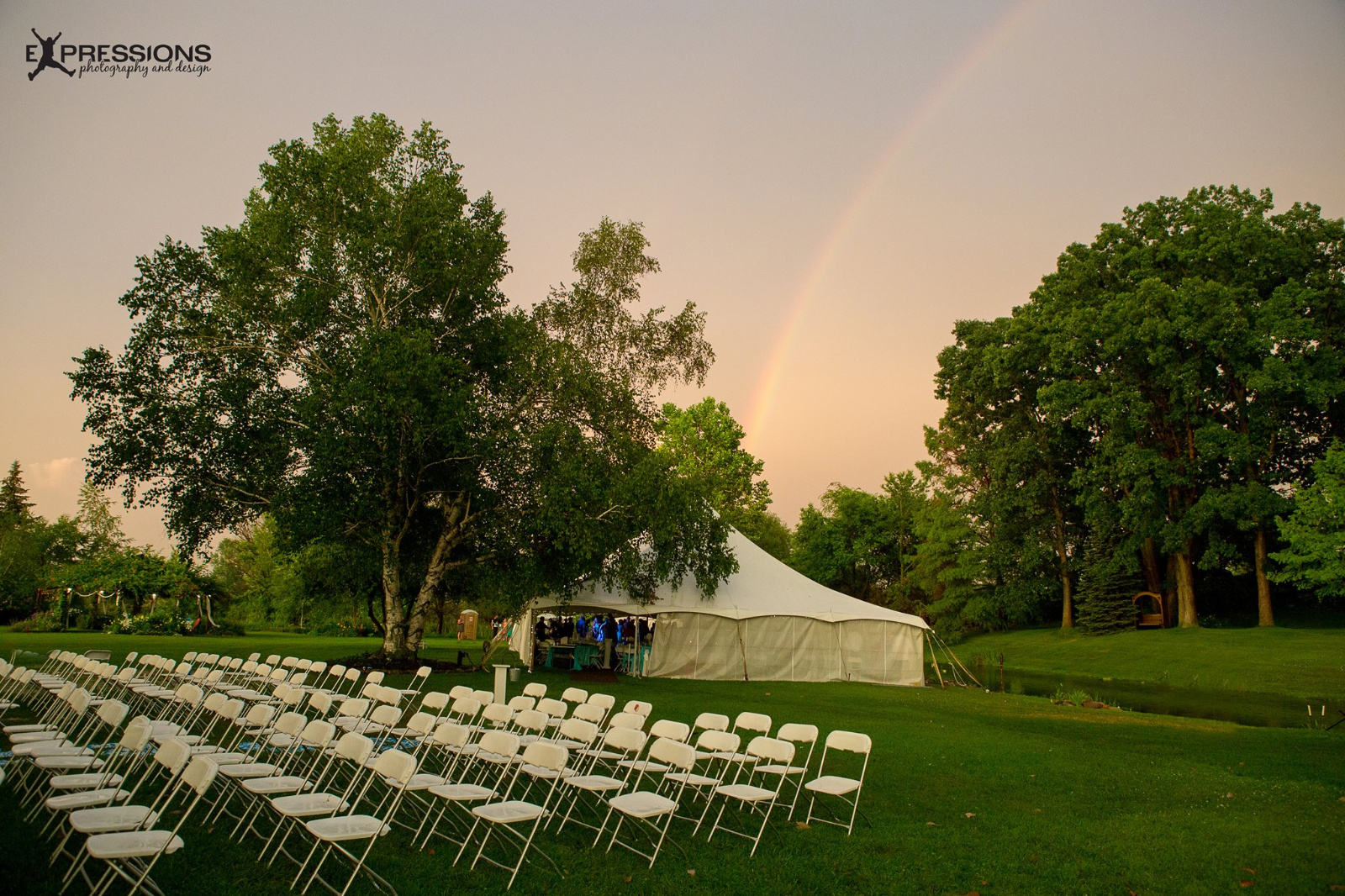 RAINBOW OVER TENT