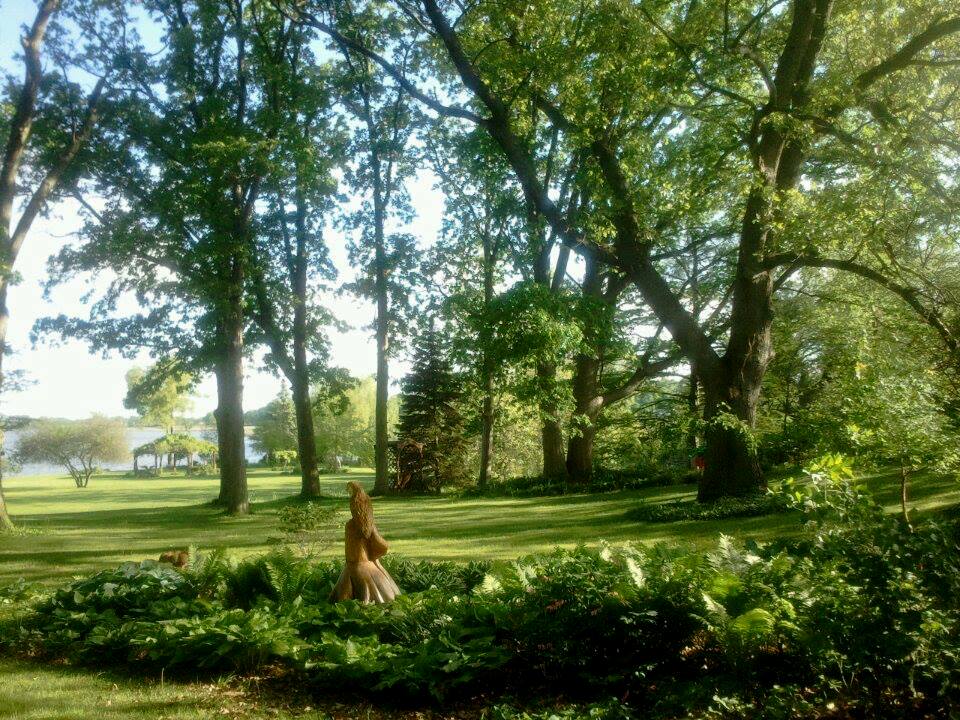 View towards the Island from the front yard