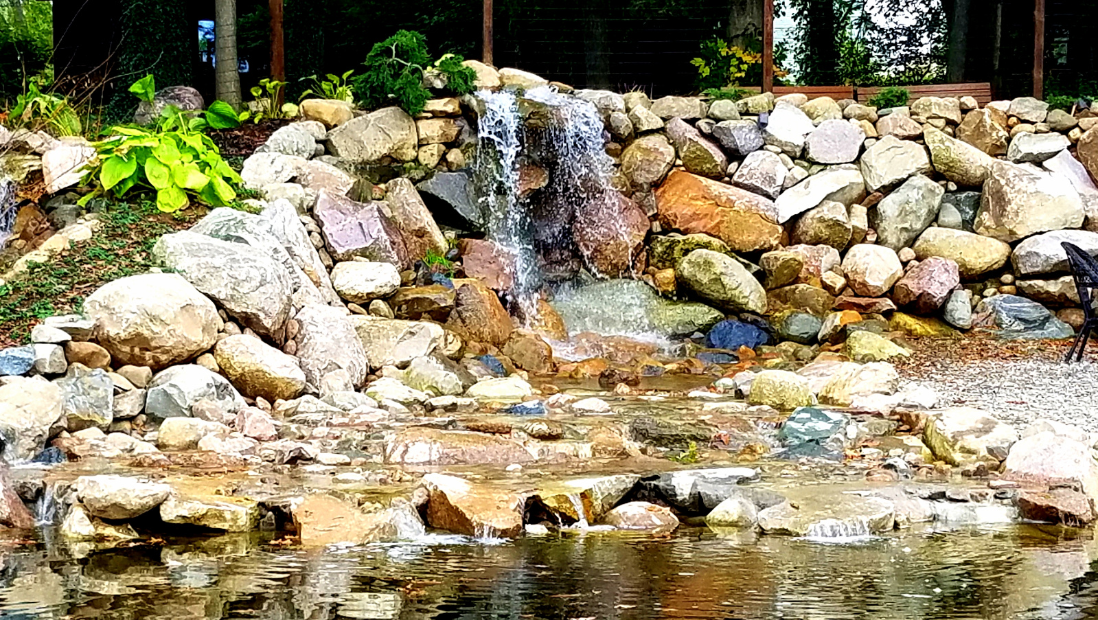 Closer look at the Waterfall